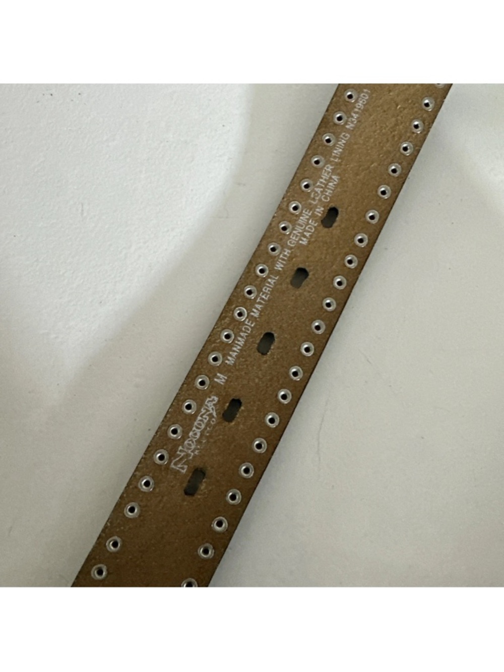 NOCONA RHINESTONE BELT BLUE BLACK SILVER MEDIUM - Picture 8 of 12